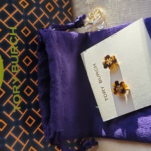 Tory Burch Resin Clover Earring